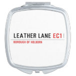 Leather Lane  Compact Mirror