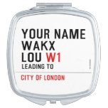 Your Name WAKX LOU  Compact Mirror