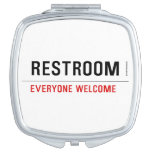Restroom  Compact Mirror