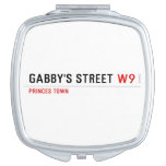 gabby's street  Compact Mirror