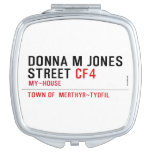 Donna M Jones STREET  Compact Mirror
