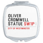 oliver cromwell statue  Compact Mirror