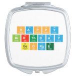 Happy
 Birthday
 George  Compact Mirror