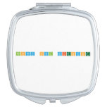 Snowy Owl Scientist  Compact Mirror