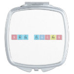N|erdy princ|ess  Compact Mirror