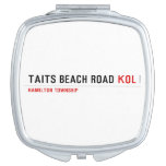 Taits Beach Road  Compact Mirror