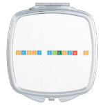 Happy Valentine's  Compact Mirror