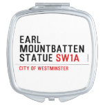 earl mountbatten statue  Compact Mirror