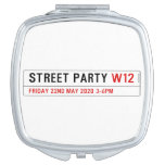 Street Party  Compact Mirror