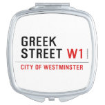 Greek Street  Compact Mirror