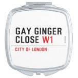GAY GINGER CLOSE  Compact Mirror