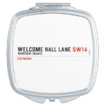 welcome hall lane  Compact Mirror