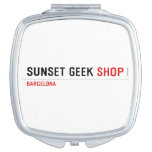 SUNSET GEEK  Compact Mirror