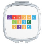 Karissa
 Love
 Oksa  Compact Mirror