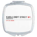 Karla Croft Street  Compact Mirror