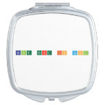 being smart is cool  Compact Mirror