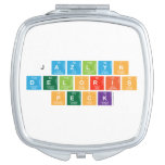 jazlyn
 Deloris
 Peck  Compact Mirror