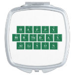 Happy
 Birthday
 Allison  Compact Mirror