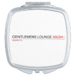Gentlemens Lounge  Compact Mirror