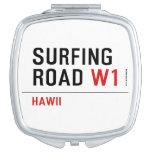 Surfing Road  Compact Mirror