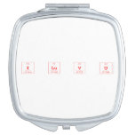 I Lu V U  Compact Mirror