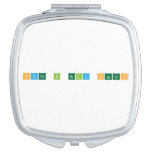 Stand in holy places  Compact Mirror