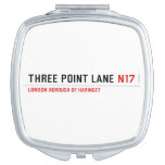 THREE POINT LANE  Compact Mirror