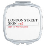 LONDON STREET SIGN  Compact Mirror