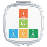 I
 Lv
 You  Compact Mirror