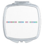 Periodic Table of Disney  Compact Mirror