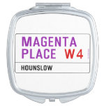 Magenta Place   Compact Mirror