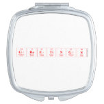 Greetings  Compact Mirror