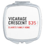 vicarage crescent  Compact Mirror