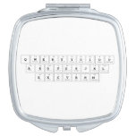 qwe|rtyuiop
 a|sdfghjkl
 zxcvbnm  Compact Mirror