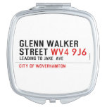 glenn walker street  Compact Mirror