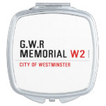G.w.r memorial  Compact Mirror