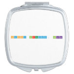 Happy birthday, galina  Compact Mirror