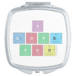 i
 love
 you  Compact Mirror