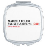 Maricela del Rio Rue de Flandre 94  Compact Mirror