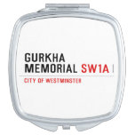gurkha memorial  Compact Mirror