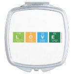 love  Compact Mirror