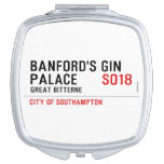 Banford's Gin  Palace  Compact Mirror