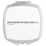 Carpetbagging Shithouse street  Compact Mirror
