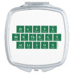 Happy
 Birthday
 Allison  Compact Mirror