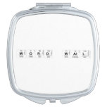 Word Wall  Compact Mirror