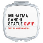muhatma gandhi statue  Compact Mirror