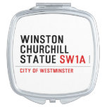 WINSTON CHURCHILL STATUE  Compact Mirror