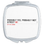Possibly yes, probably not  Street  Compact Mirror
