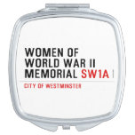 women of world war II memorial  Compact Mirror