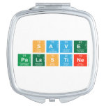 SAVE 
 PALASTINE  Compact Mirror